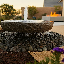 Millstone & Flame: Custom Outdoor Living with Stucco Walls in Nipomo, Ca 10